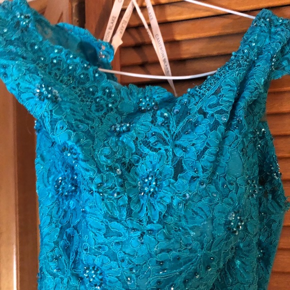 Cameron Blake JADE blue evening/MOB gown - Picture 11 of 12